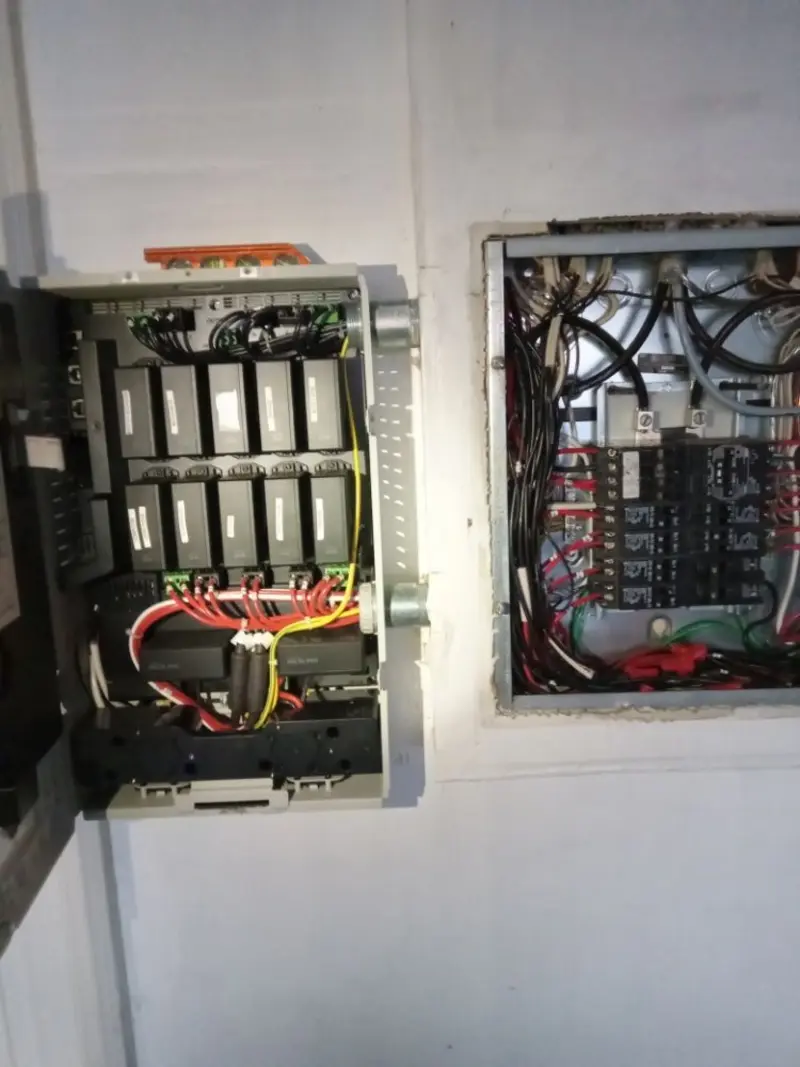 Electrical panel upgrade completed for Security Camera Wiring in Banning